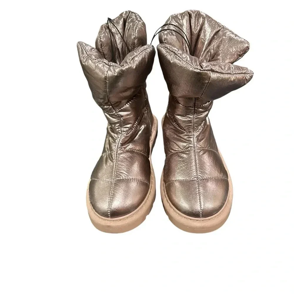 Charlotte Russ bronze color boots for women